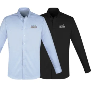 Bellaire PS Staff Mens Camden Shirt - Blue & Black